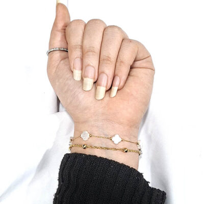 دستبند دولاین طرح ونکلیف بازنجیر خلخال