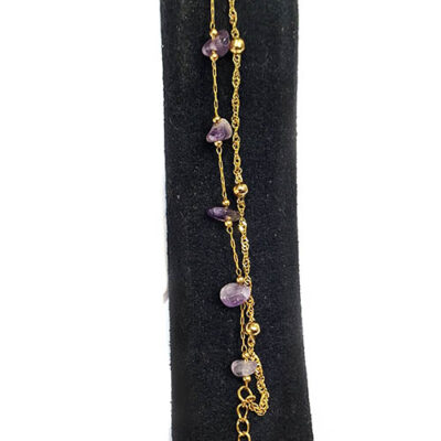 دستبند دولاین سنگ طبیعی بازنجیر خلخال مشخصات : زنجیر ونکلیف سنگی 15 سانت زنجیر خلخال 15/2 سانت زنجیر سایز 4 سانت آویز قلب انتهای دستبند + قفل + حلقه اتصال دستبند کاملا استیل آبکاری طلایی رنگ ثابت بدون حساسیت کانال محصولات و کدرهگیری واتساپ https://whatsapp.com/channel/0029Vb6G4LDA89MaeB17xp18 کانال محصولات جدید پیام رسان ایتا https://eitaa.com/kharraziaramis شماره واتساپ و پاسخگویی ( ساعات کاری  9 تا 14 ) 09100772050 دستبند دو لاین استیل دستبند دوتایی استیل دستبند دخترانه دولاین دستبند زنانه دولاین دستبند استیل دستبند استیل ونکلیف دستبند ون کلیف دستبند دخترانه ونکلیف دستبند زنانه ونکلیف دولاین خرازی آرامیس