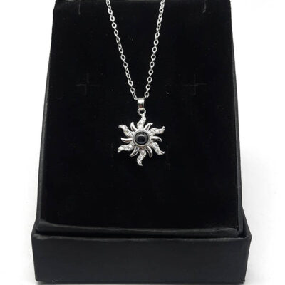 گردنبند به صد زبان دوستت دارم خورشید کد330