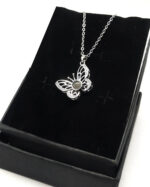 گردنبند به صد زبان دوستت دارم پروانه کد328