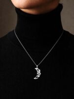 گردنبند حضرت فاطمه و علی ع مذهبی کد25