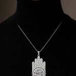 گردنبند سلام بر حضرت ابالفضل مذهبی کد21