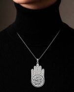 گردنبند سلام بر حضرت ابالفضل مذهبی کد21