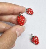 خرجکار فانتزی توت فرنگی 3بعدی اویزی کد19
