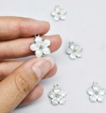 خرجکار فانتزی گل سفید کد24