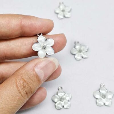 خرجکار فانتزی گل سفید کد24